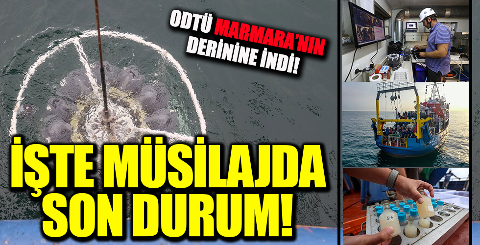 ODTÜ, Marmara Denizi'nde müsilajı inceliyor