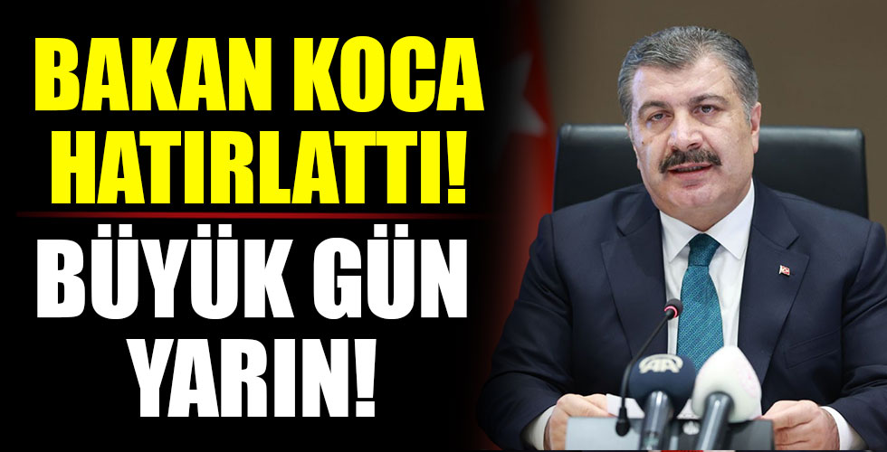 Sağlık Bakanı Fahrettin Koca'dan 18 yaş için aşı çağrısı!