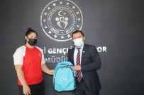 SPOR KOMPLEKSİ - Sampiyon Haltercilerden Kabakci'ya Ziyaret