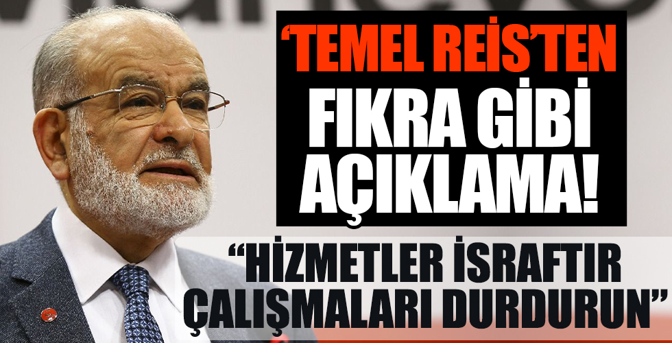 Temel Karamollaoğlu: Yeni havalimanı ve yollara gerek yok