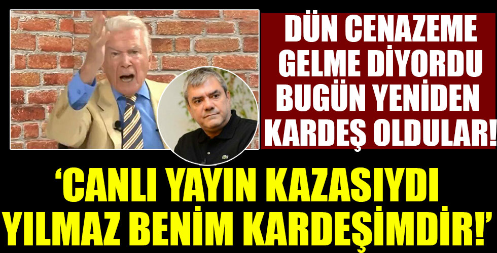 Yılmaz Özdil'e 'Cenazeme bile gelme' diyen Uğur Dündar çark etti!