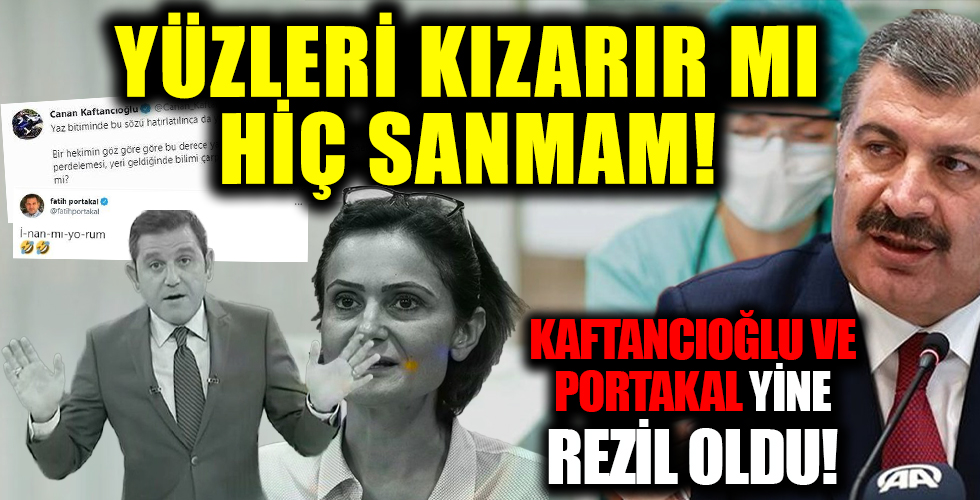Yüzleri kızarır mı hiç sanmam! Kaftancıoğlu ve Portakal yine rezil oldu!