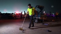 ELEKTRİKLİ BİSİKLET - Adana'da Elektrikli Bisiklet Ile Hafif Ticari Araç Çarpisti Açiklamasi 1 Ölü, 3 Yarali