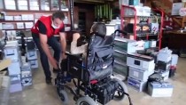  BOLU - Bolu'da Engelli Çocugun Arizali Tekerlekli Sandalyesi Türk Kizilay Tarafindan Onarildi