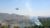 HELIKOPTER - Bingöl'de Iki Gündür Süren Orman Yanginina Havadan Ve Karadan Müdahale Ediliyor