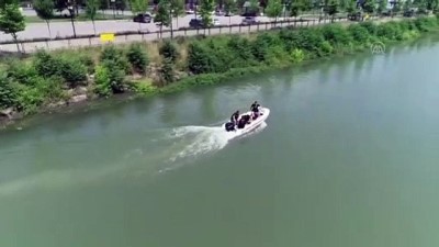 Düzce Itfaiyesinden Melen Çayi'nda Gerçegini Aratmayacak Tatbikat