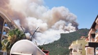 HELIKOPTER - Marmaris'teki Yangina Karadan Ve Havadan Müdahale Ediliyor