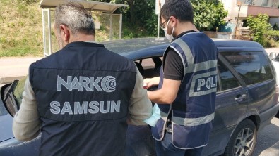 Samsun'da Narkotik Sube Müdürlügü Koordinesinde Uyusturucu Uygulamasi