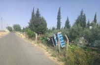 DİREKSİYON - Traktör Sarampole Devrildi Açiklamasi 1 Yarali