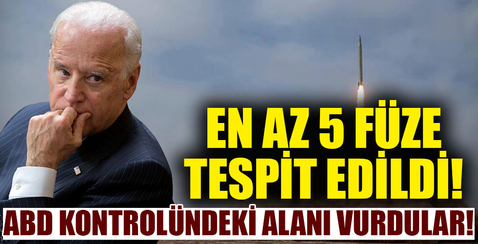 ABD'nin kontrolündeki alana füze saldırısı!