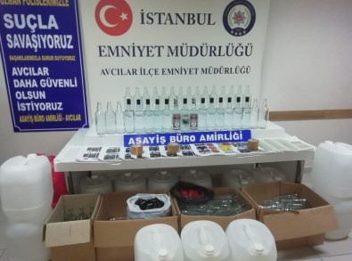 Avcilar'da Kaçak Içki Imalathanesine Baskin Açiklamasi 1 Gözalti