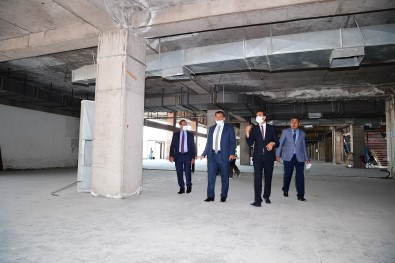 Gürkan, Yimpas Binasinda Incelemelerde Bulundu