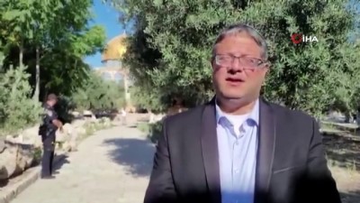 Israil Knesset Üyesi Gvir'den, Mescid-I Aksa'ya Çirkin Baskin