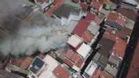 TAHTAKALE - İstanbul'da korkutan yangın! Oyuncak deposu alevlere teslim oldu...