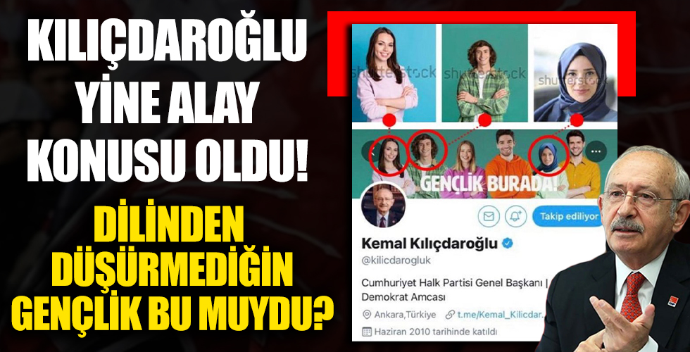 Kılıçdaroğlu sosyal medyada yine alay konusu oldu!  Fotoğrafı oradan almışlar...