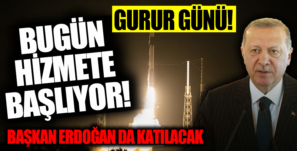 Türksat 5A haberleşme uydusu Başkan Erdoğan'ın katılacağı törenle bugün hizmete başlayacak!