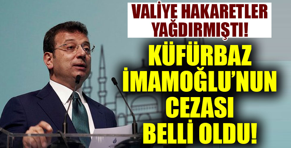 CHP'li İBB Başkanı İmamoğlu Kocaeli Valisi Yavuz'a tazminat ödeyecek!