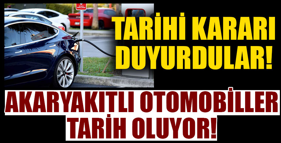 Kanada'dan tarihi karar! Akaryakıtlı otomobilleri çöpe atacaklar!