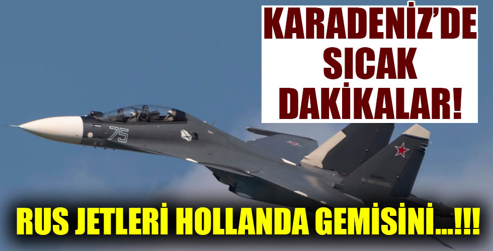 Karadeniz'de sıcak dakikalar!