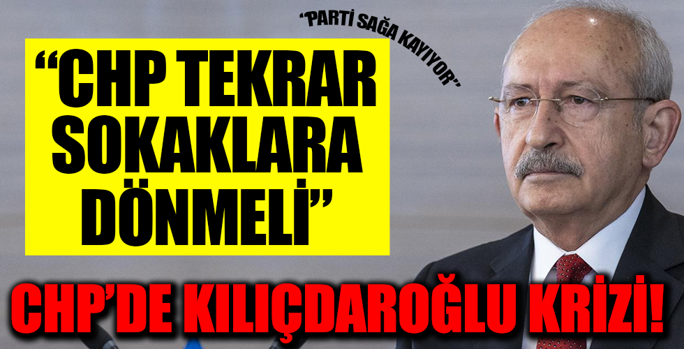 Kılıçdaroğlu'na karşı birleştiler! 'Parti sağa kayıyor, sola dönelim'