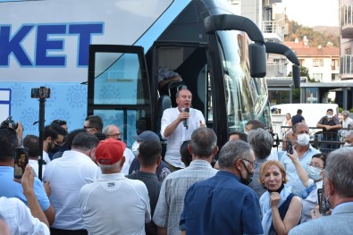 Muharrem Ince, Marmaris'te Memleket Partisi Ilçe Ofisi'ni Açti