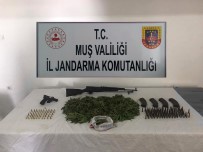 JANDARMA - Mus'ta Uyusturucu Ve Silah Kaçakçiligi Operasyonu Açiklamasi 5 Gözalti