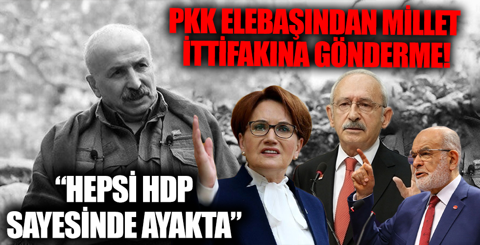 PKK elebaşı Mustafa Karasu'dan millet ittifakına gönderme! 