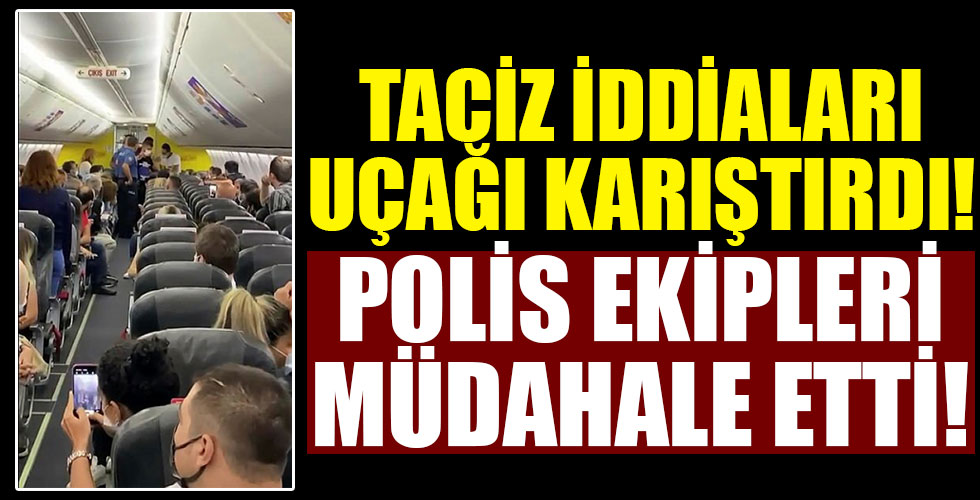Antalya-İstanbul uçağında taciz iddiası!