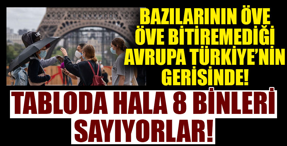 Fransa'da son 24 saatte 8 bin 743 koronavirüs vakası görüldü!
