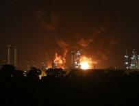 İran'da petrol rafinerisinde yangın!