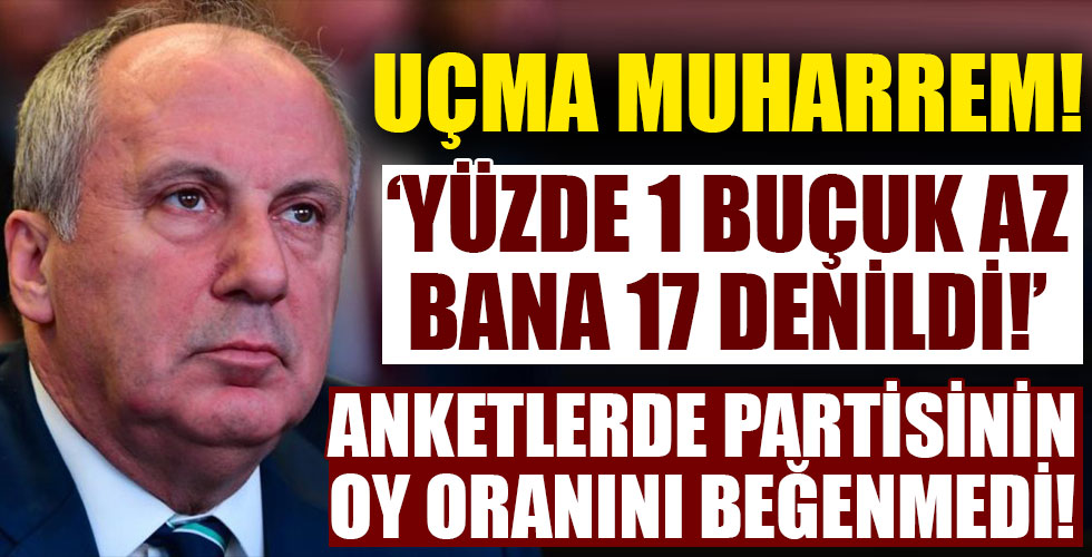 Muharrem İnce hayal gücüyle gülümsetti!