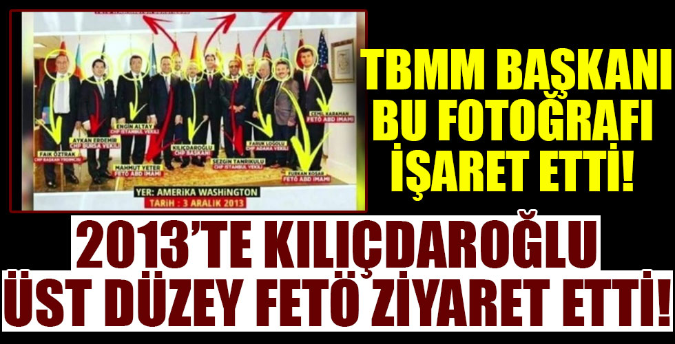 TBMM Başkanı Mustafa Şentop, FETÖ'nün darbe girişimi öncesi Kılıçdaroğlu'nun ABD'deki fotoğrafını değerlendirdi!
