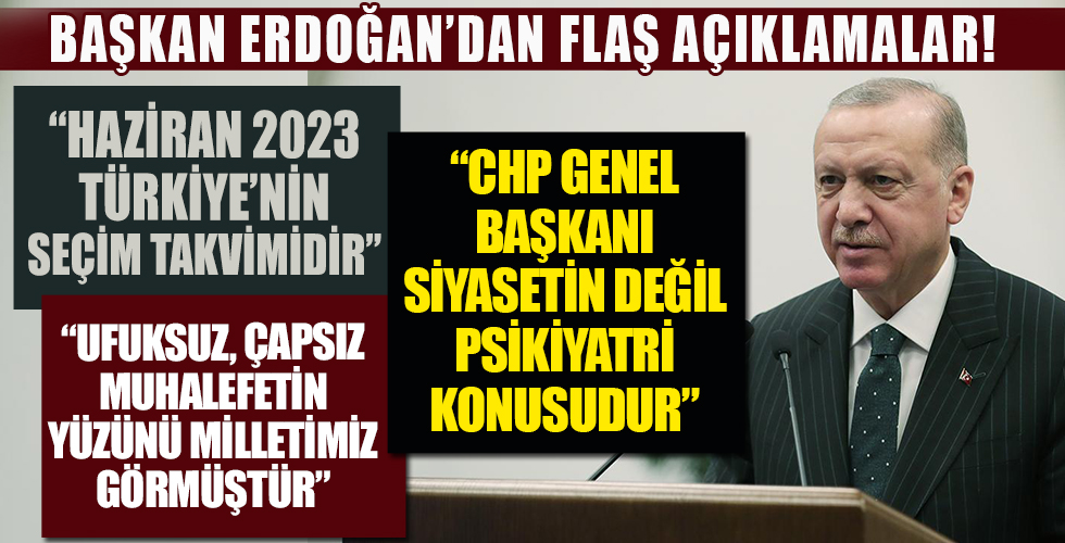 Başkan Erdoğan'dan Ak Parti Grup Toplantısı'nda önemli açıklamalar!