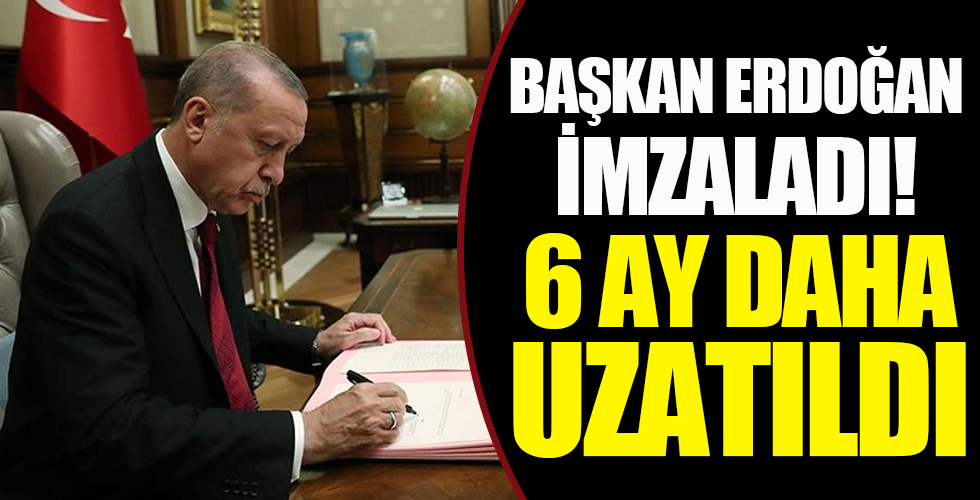 Başkan Erdoğan Varlık Barışı'nı 6 ay daha uzattı!