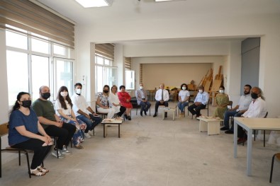 Baskan Özlü'den, Güzel Sanatlar Fakültesine Ziyaret