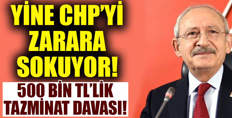 Başkan  Erdoğan'dan CHP Genel Başkanı Kılıçdaroğlu'na 500 bin TL'lik manevi tazminat davası!