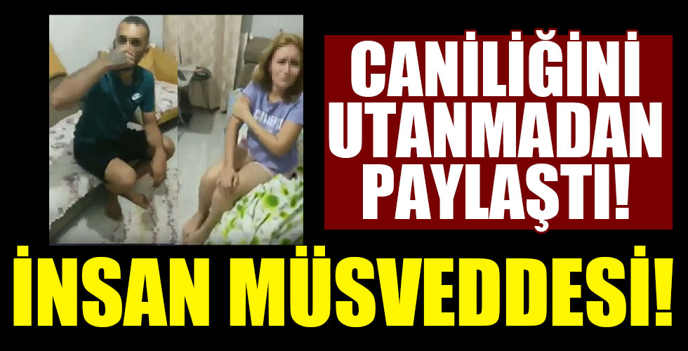 Dehşetin görüntüleri! Sosyal medyadan paylaştı!