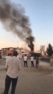 Diyarbakir'da Sehir Içi Toplu Tasima Aracinda Korkutan Yangin