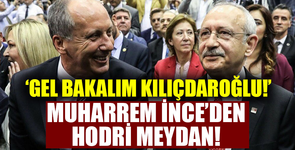 İnce'den Kılıçdaroğlu'na 'televizyonda tartışma' çağrısı!