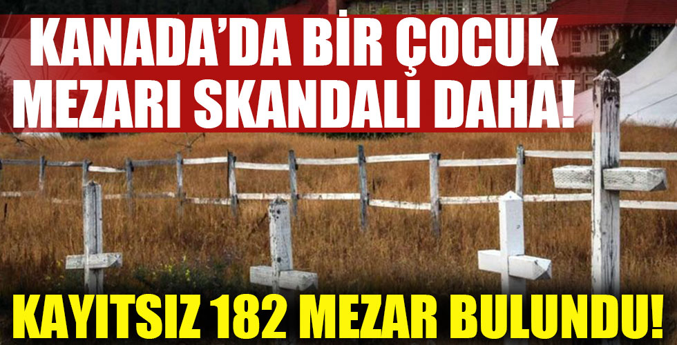 Kanada'da St. Eugene Misyon Okulu'nun yakınında 182 kayıt dışı mezar bulundu!