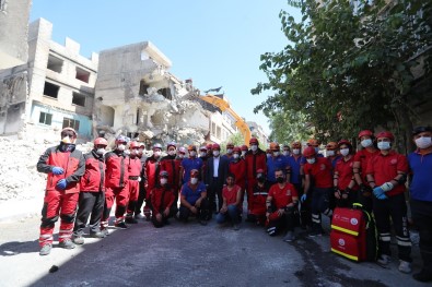 Sahinbey Belediyesi'nden Gerçegi Aratmayan Deprem Tatbikati