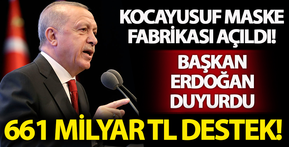 Başkan Erdoğan'dan Zonguldak'ta fabrika açılışında önemli açıklamalar