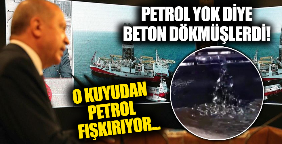 Diyarbakır'da 'petrol yok' denilip üzerine beton dökülen kuyudan petrol fışkırıyor!