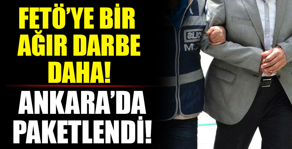 FETÖ'ye ağır darbe!
