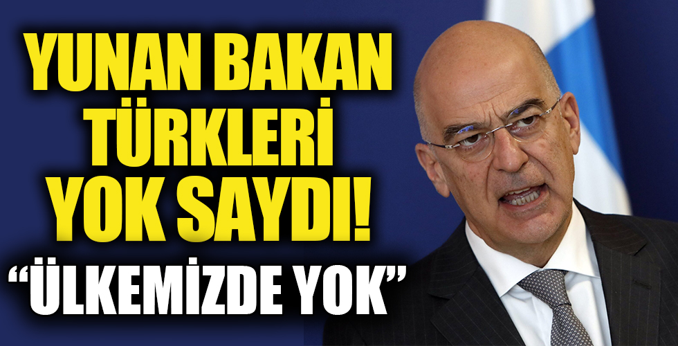 Yunanistan Dışişleri Bakanı Dendias Türkleri yok saydı: Ülkemde Türk azınlık yok