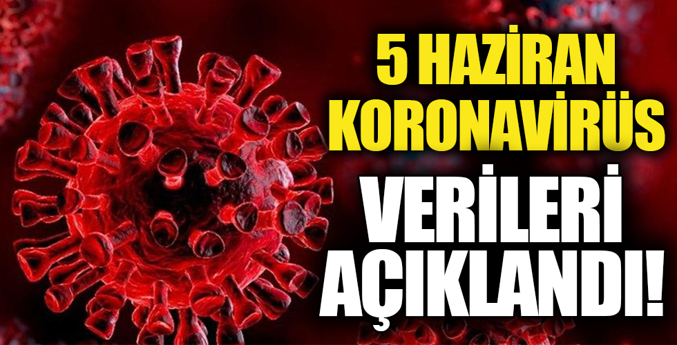 5 Haziran koronavirüs tablosu paylaşıldı!