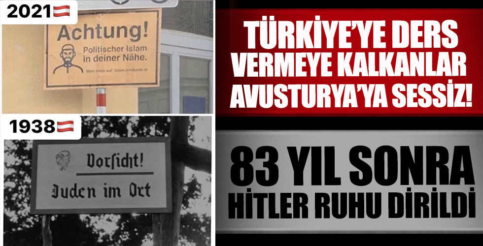 Avusturya’da Müslümanlara karşı ırkçı tabelalar