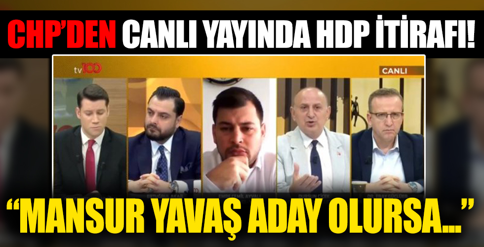 CHP'li Dursun Çiçek'ten itiraf gibi açıklama: Mansur Yavaş aday olursa HDP oyları sıkıntıya girer