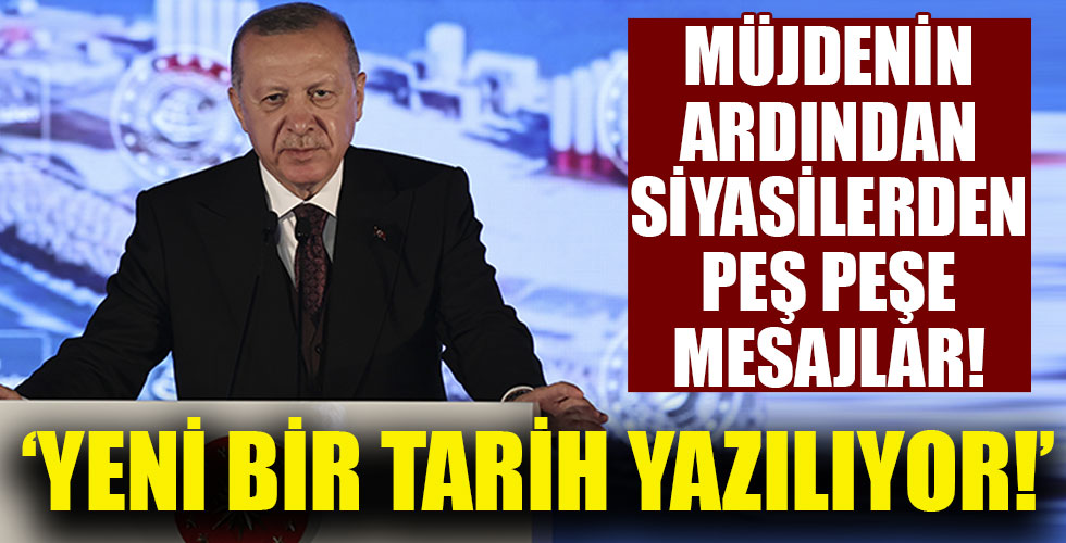 Doğal gaz müjdesinin ardından siyasilerden peş peşe mesajlar!