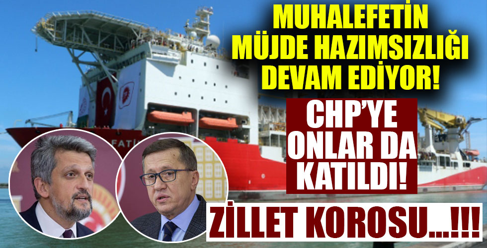 Müjde  CHP, HDP, İYİ Parti de hazımsızlık yaptı!